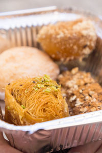 Close-up of food in plate