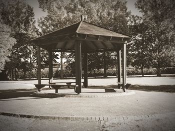 Gazebo in park