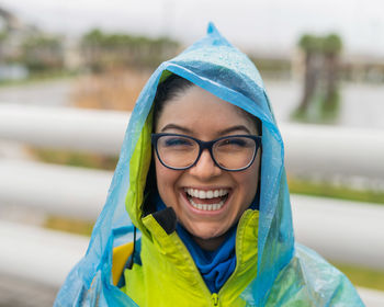 Portrait of smiling woman