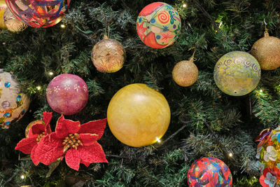 Close-up of christmas decoration