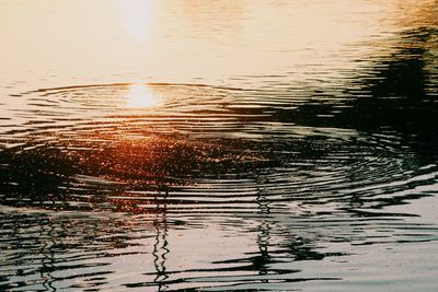 Full frame shot of rippled water