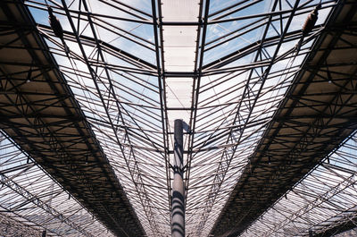 Full frame shot of roof at railroad station