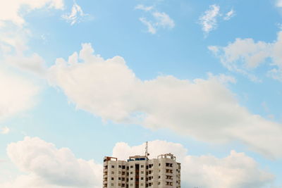 Low angle view of building against sky