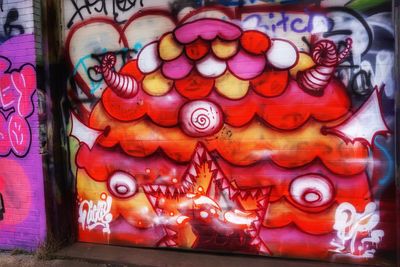 Close-up of multi colored candies