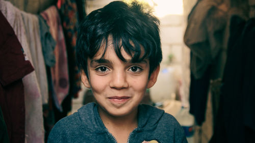 Portrait of smiling boy