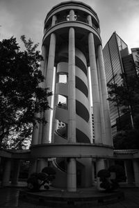 Low angle view of building against sky
