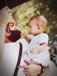 A stolen portrait of a father and daughter bond