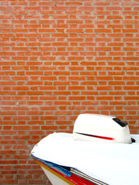 Close-up of white wall