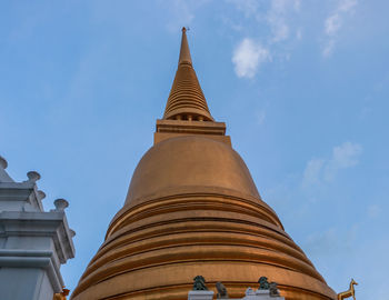 Low angle view of building against sky