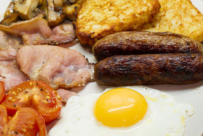 Close-up of food on plate