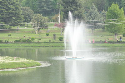 View of waterfall