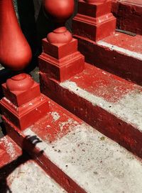 Close-up view of paving stone