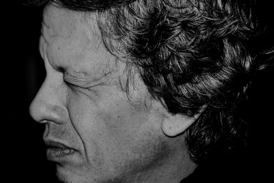 Close-up portrait of man