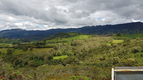 Scenic view of landscape against sky