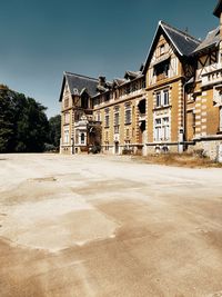 Old building against clear sky