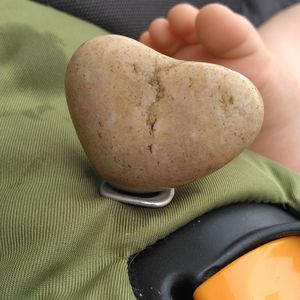 Close-up of hand holding bread