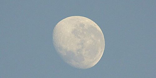 Low angle view of moon