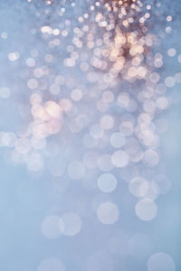 Defocused image of bright light