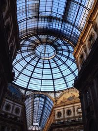 Low angle view of ceiling