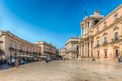 Buildings in city