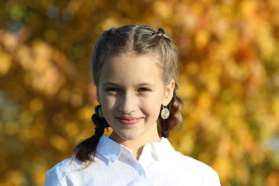 Portrait of a smiling girl