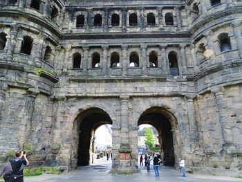 Old ruins of historical building