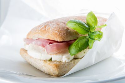 Close-up of meal served in plate