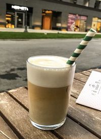 Close-up of coffee on table