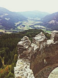 Scenic view of mountains