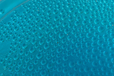 Close-up of bubbles in water