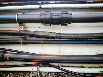 Close-up of pipes