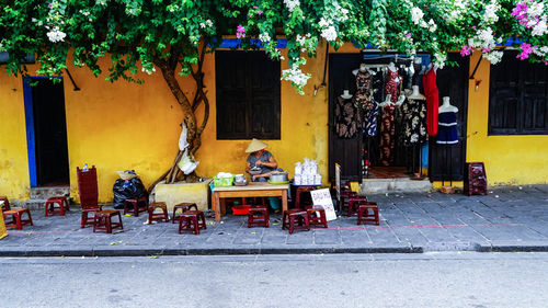 Market stall by street