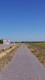 Road passing through landscape