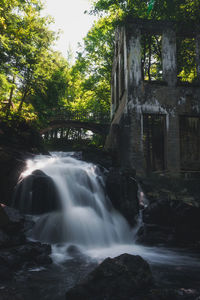Waterfall in forest