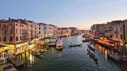 Boats in canal