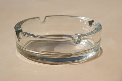 Close-up of glass jar on table