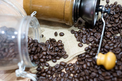 Close-up of coffee beans