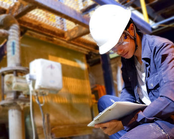 Man working in factory