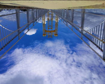 Low angle view of built structure against sky