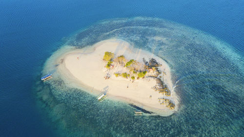 High angle view of swimming pool