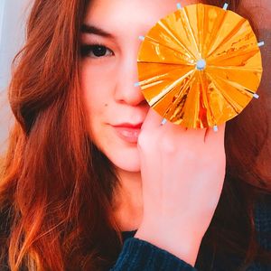 Close-up portrait of a beautiful woman