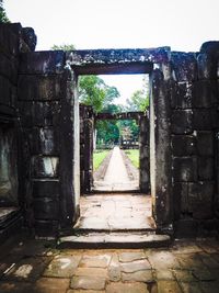 View of old building