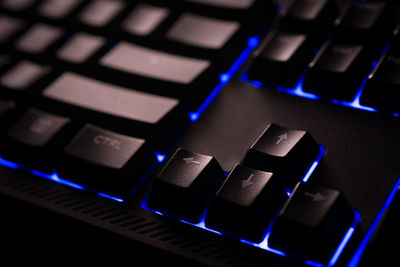 Close-up of computer keyboard