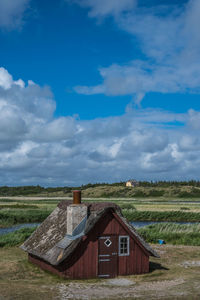 The old fishing cottages at nymindegab