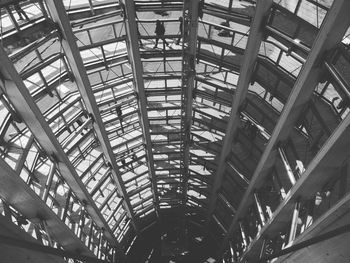 Low angle view of ceiling