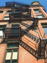 Low angle view of residential building against sky