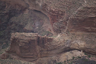 View of rock formations