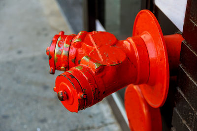 Close-up of fire hydrant