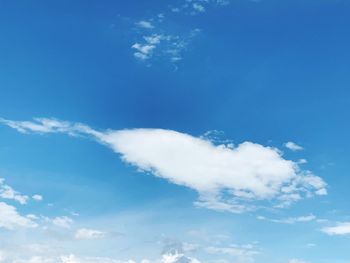 Low angle view of clouds in sky