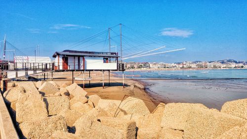 View of beach against sky